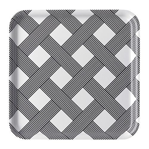 Barber tray BLACK & WHITE pattern