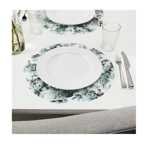 Placemat, WHITE/GREEN