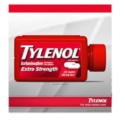 Tylenol; For Adults, Acetaminophen