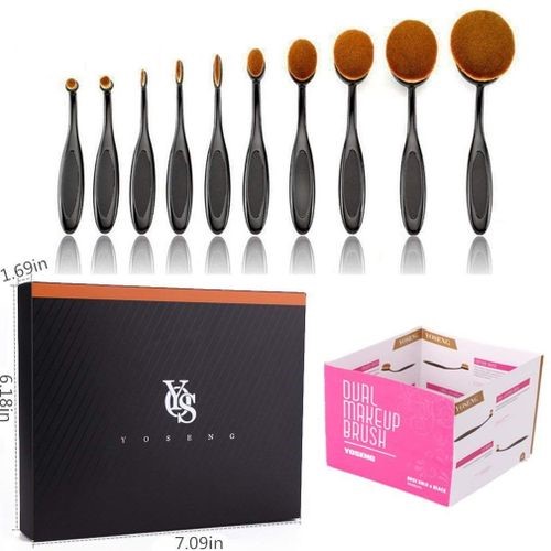 YOSENG Makeup Brush Set of 10 pieces, Super soft